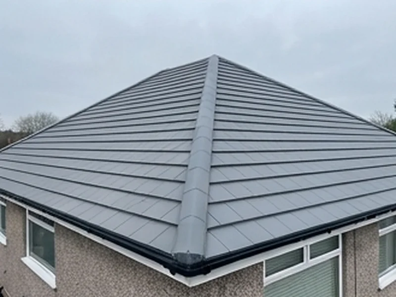 New tiled roof in Altrincham, after