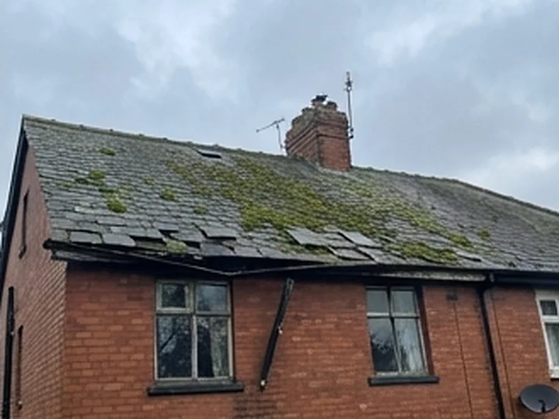 Full re-roof in Didsbury, before
